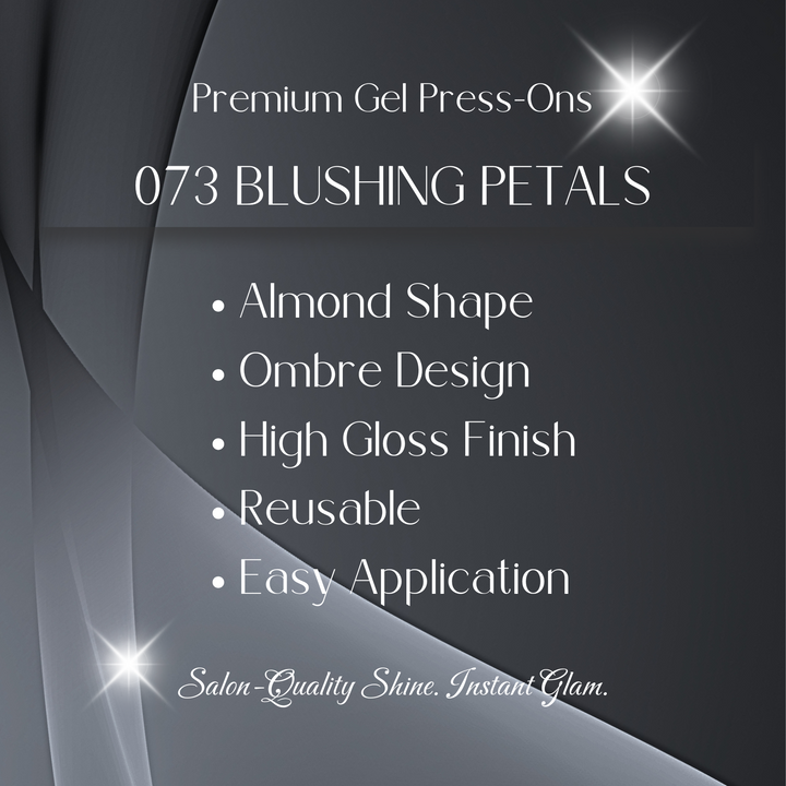 PRESS-ON NAILS - 073 BLUSHING PETALS