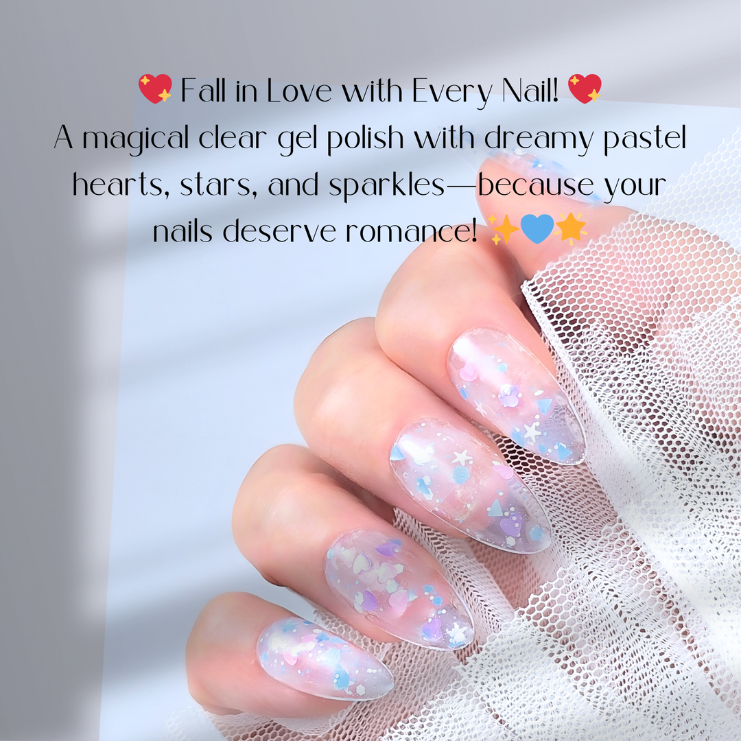 GEL POLISH - S401 Heart Confetti