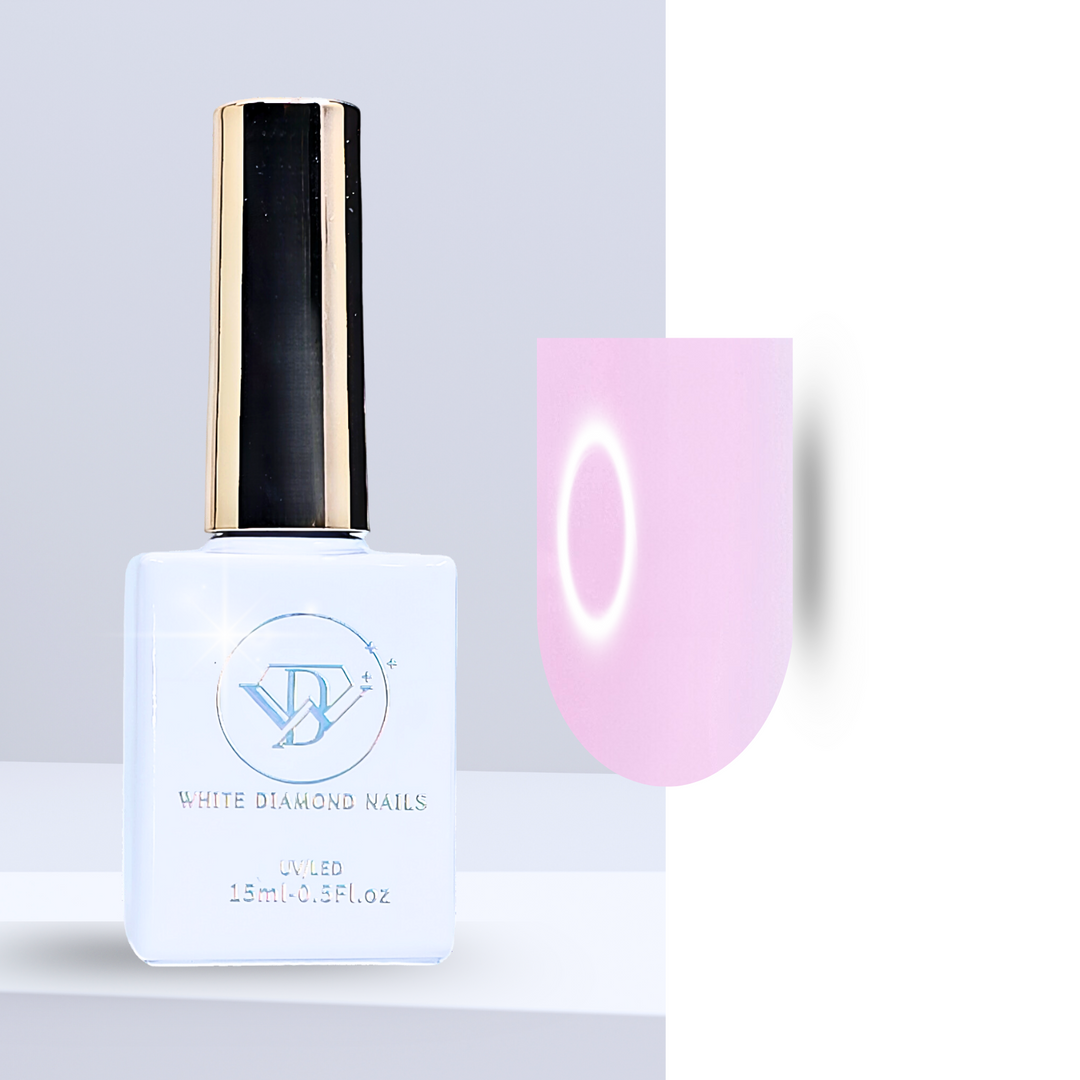 104 Pale Pink base coat – soft pink base layer for smooth gel polish application, enhancing nail health and ensuring a long-lasting, flawless manicure.