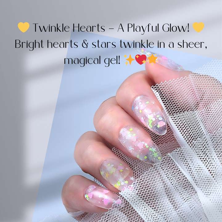 GEL POLISH - S404 Twinkle Hearts