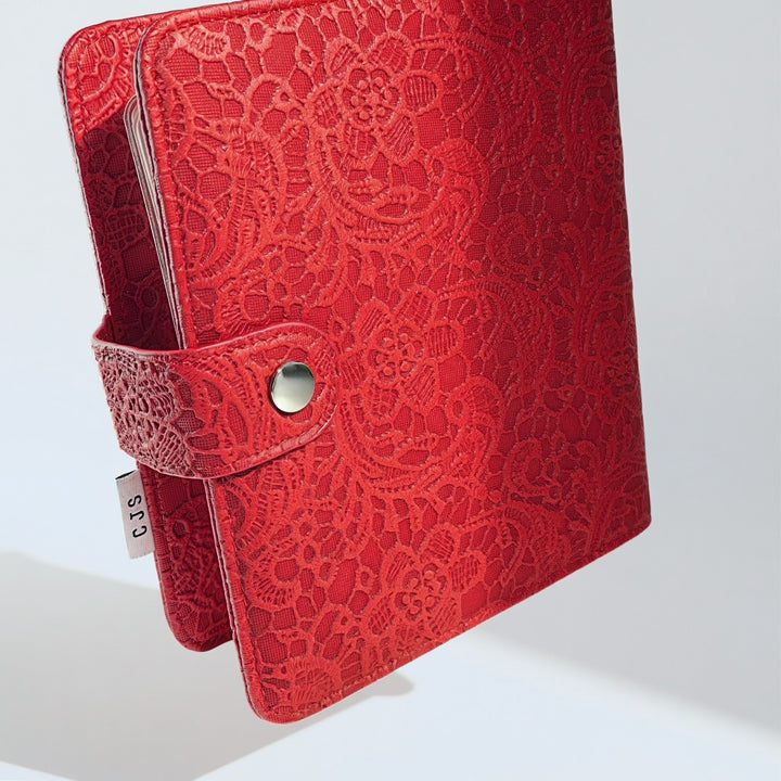 STAMPING PLATE BINDER - Large (14×9) Scarlett Lace