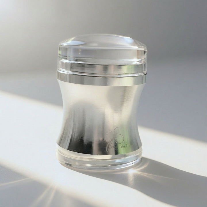 CLEAR JELLY STAMPER - XL Steel - Silver