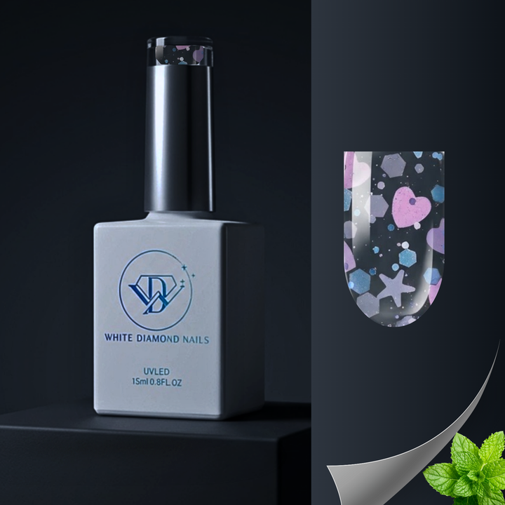 GEL POLISH - S401 Heart Confetti