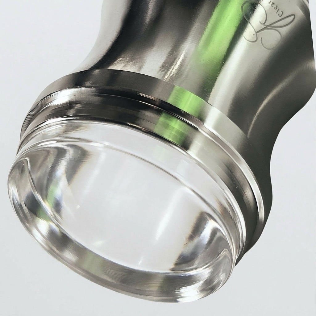 CLEAR JELLY STAMPER - XL Steel - Silver