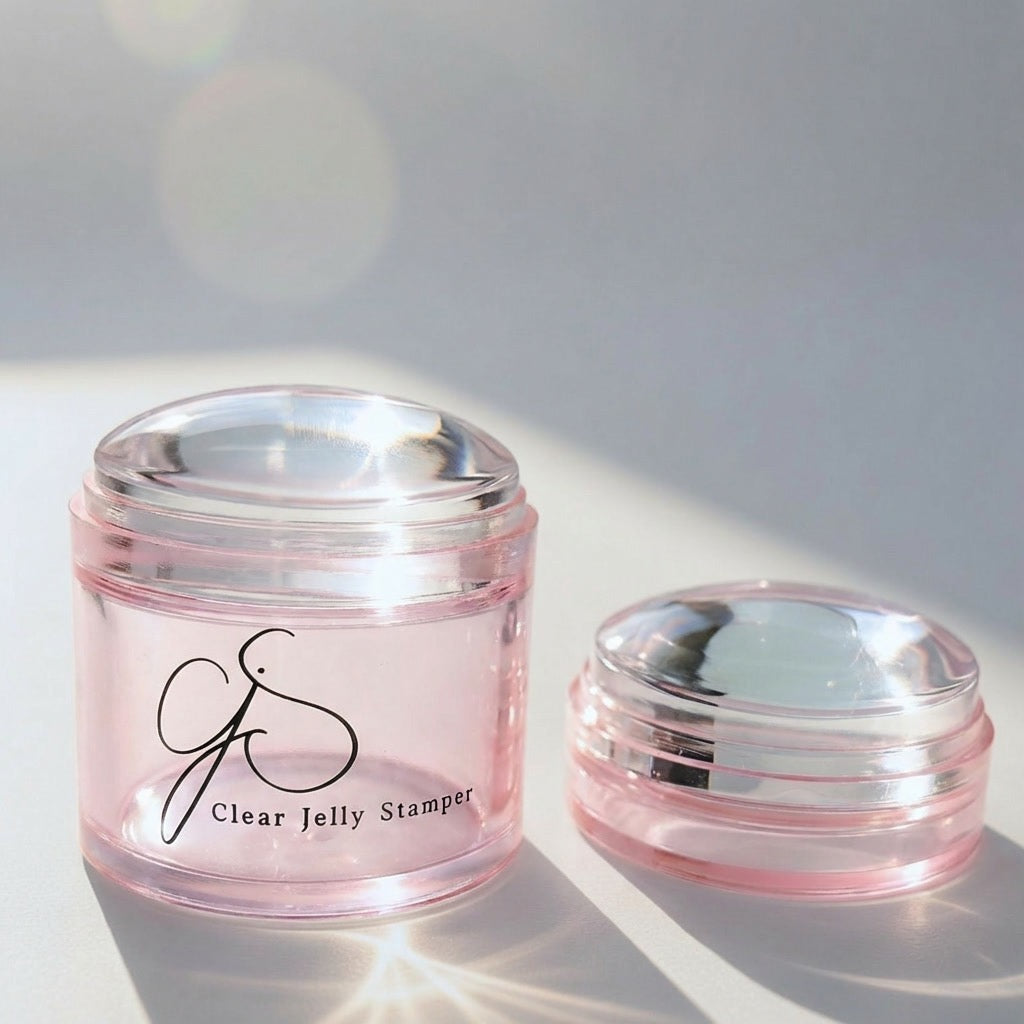 CLEAR JELLY STAMPER - The Big Bling - XL - Pink