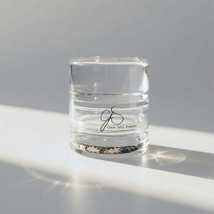 CLEAR JELLY STAMPER - XL Lil Miss Bling - Glitter Editions