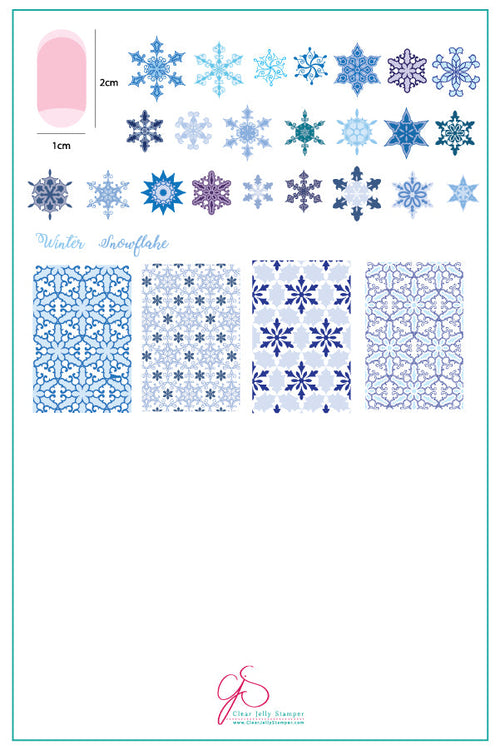 STAMPING PLATE CjS-144 Frosted