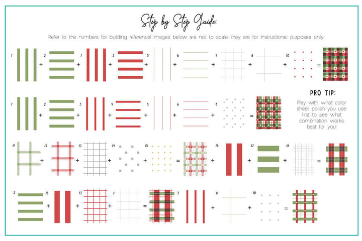 STAMPING PLATE CjSC-83 Festive Plaid - One