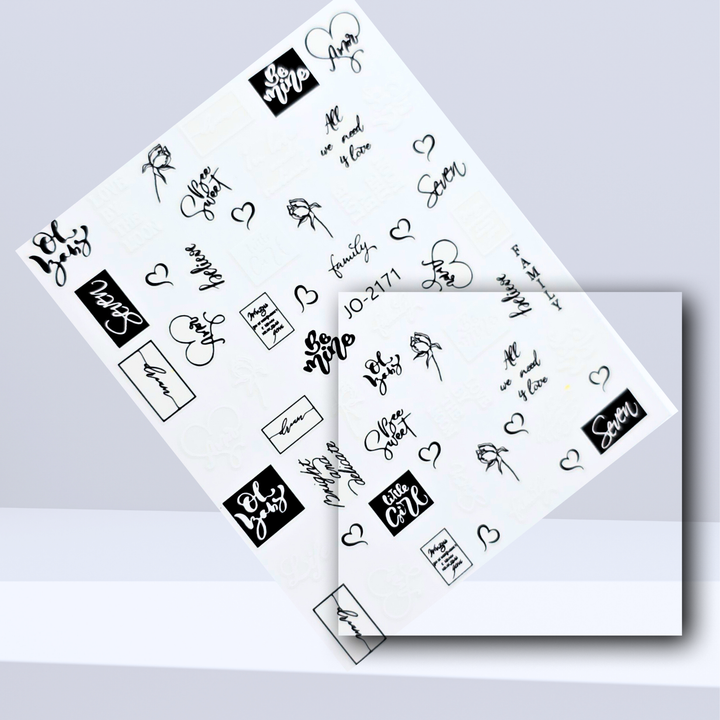 Nail Decals Self-Adhesive SA09 Main Image