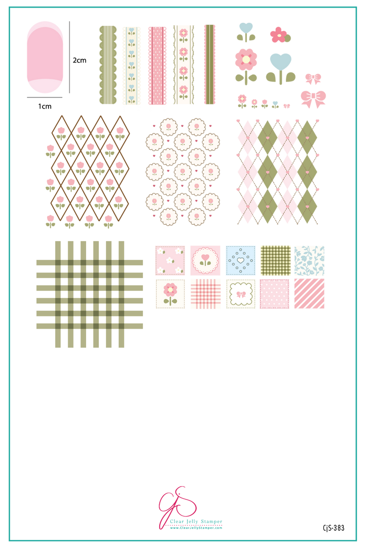 STAMPING PLATE - CjS-383 Cozy Corner